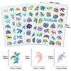 100 Stickers Of Turtle Graffiti Stickers Flat Sheets Of Colorful Ocean Turtle Personality Graffiti Stickers 4 Sheets