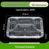 Thickened Disposable Bento Box with Five Compartments
