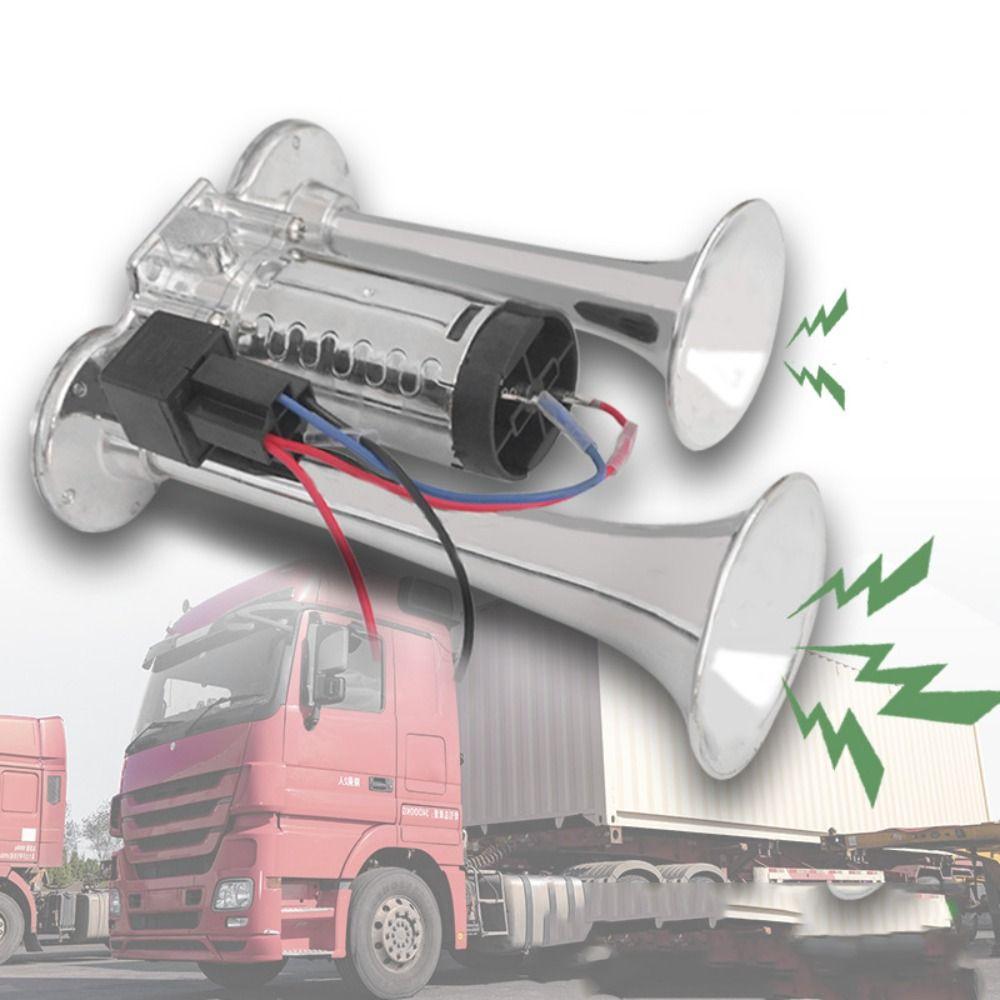 

Электрический автомобильный гудок, супер громкий воздушный гудок, сирена, звуковой сигнал автобуса, транспортное средство