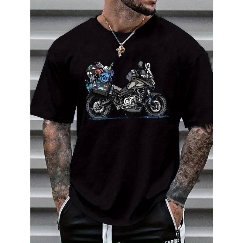 Men's Fashion Trend Short Sleeve Printed Shirt