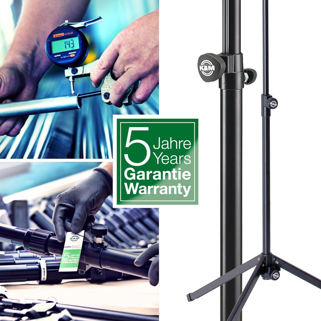 K&M Clamp-on Music Stand [1152] Color: Black