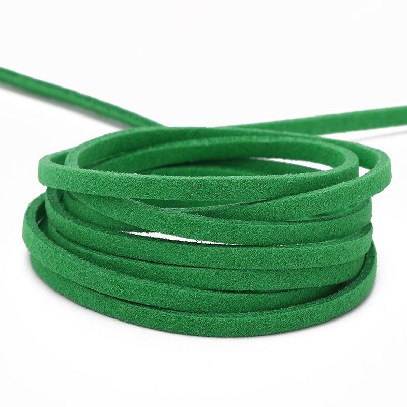 Korean suede rope for DIY jewelry making, 3mm braided wire for bracelets and necklaces. Add a touch of handmade to your accessories!