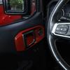Door Handle Bowl Cover Trim Bezel for 2018+ Jeep Wrangler JL JT Red Carbon Fiber