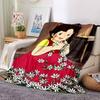 Daisy Chain Creation Flannel Blanket Super Soft Warm Cozy Blanket For Sofa Bed Office Travel Allseason Home Decor Gift
