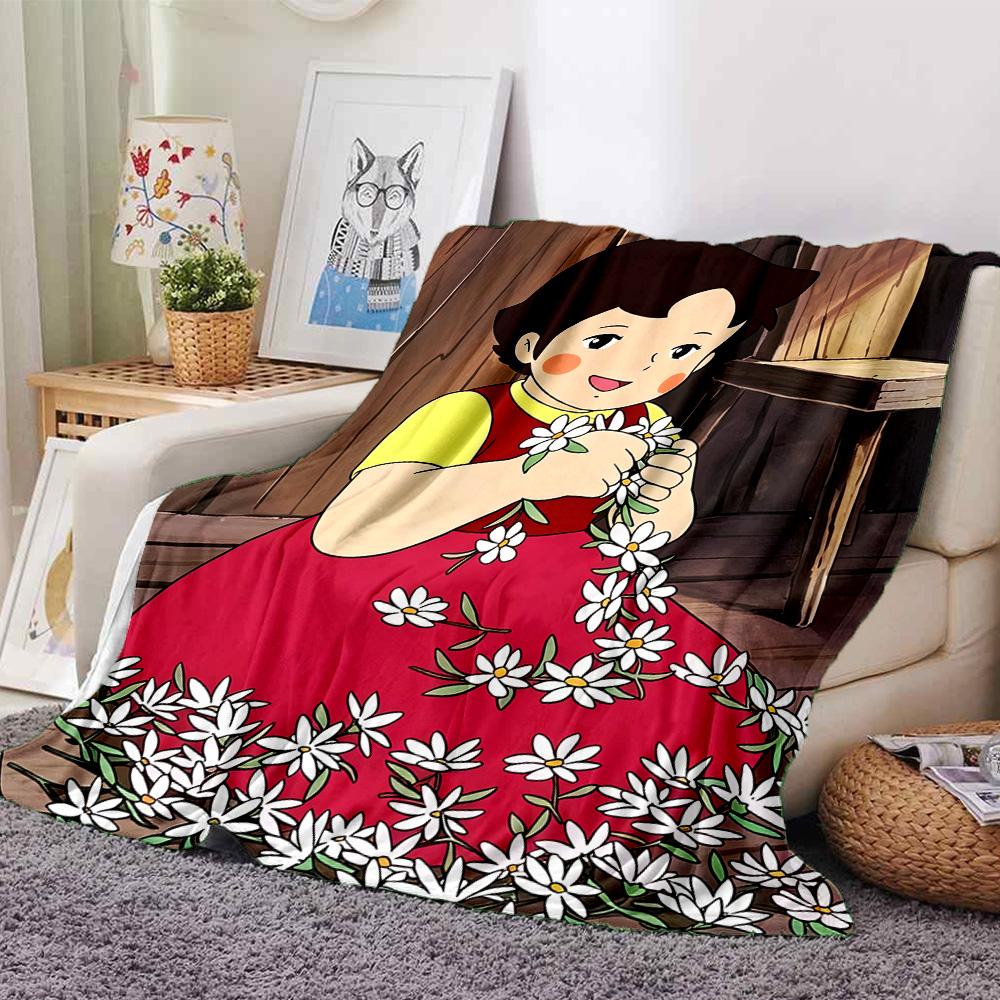 Daisy Chain Creation Flannel Blanket Super Soft Warm Cozy Blanket For Sofa Bed Office Travel Allseason Home Decor Gift
