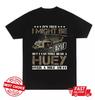Senti un Huey a un Miglio di Distanza Veterano del Vietnam Uh1 Huey Elicottero T-Shirt S3478