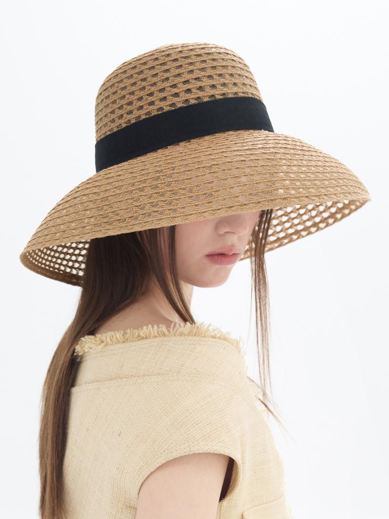 Beulaunhaes Grace Wide Braid Hat - Beige