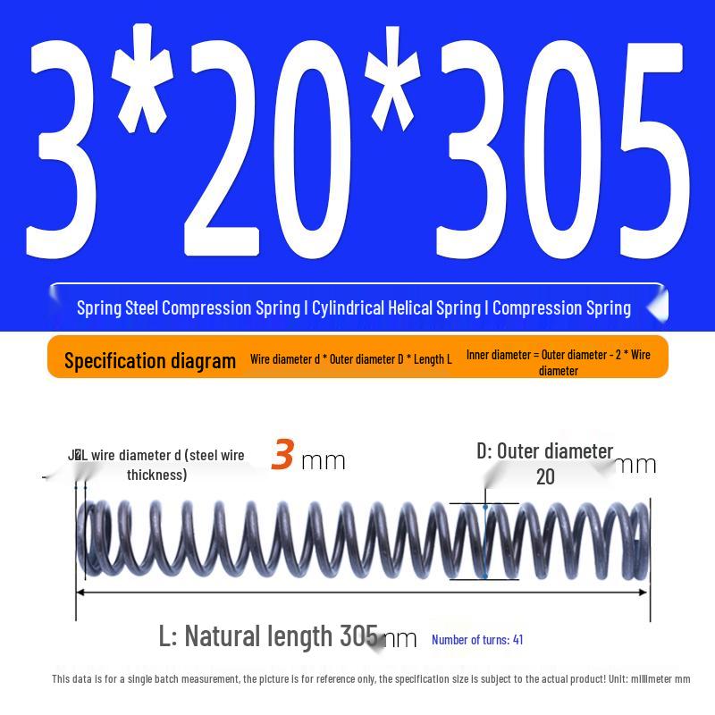 Compression Spring Y-Type Shock Absorbing Coil 3*16/17/18/19/20