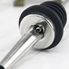 Stainless Steel Wine Olive Oil Pourer Dispenser Spout Glass Bottle Pourer Cap Spout Stopper Mouth Dispenser Bartender