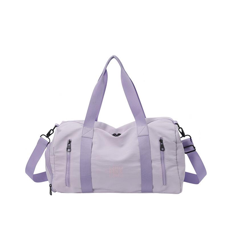 

Large Capacity Duffel Bag for Travel, Business, Fitness, Luggage, and Yoga фиолетовый