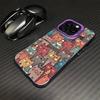 A Lot Of Cats Phone Case For iPhone17,16,15,14,13,12,11 Plus,Pro Max Purple Matte Shockproof Cover