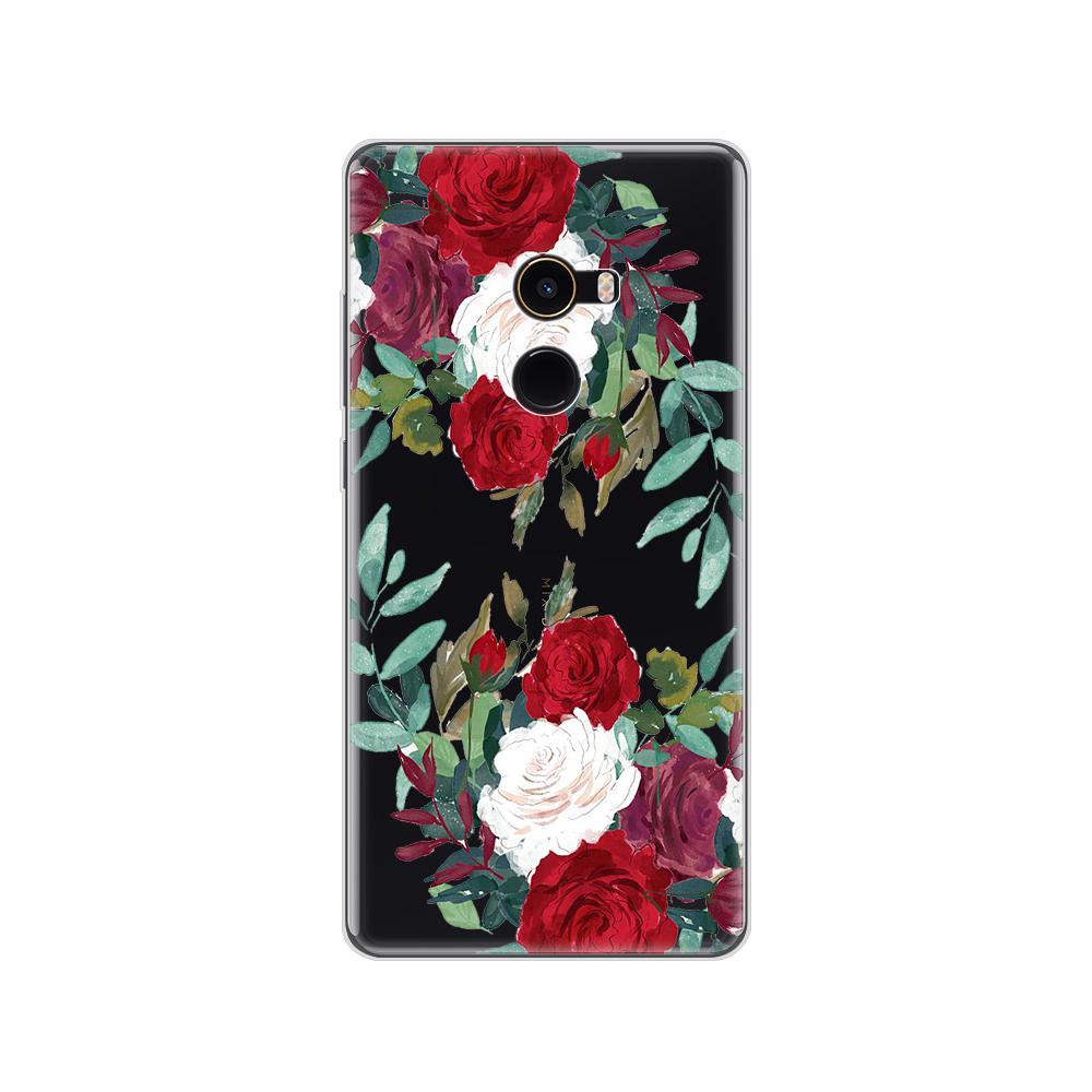 Měkké silikonové pouzdro TPU pro Xiaomi Mix 2 pouzdro pro Xiaomi Mi Mix 2 Mix2 zadní kryt 360 plný ochranný transparentní coque