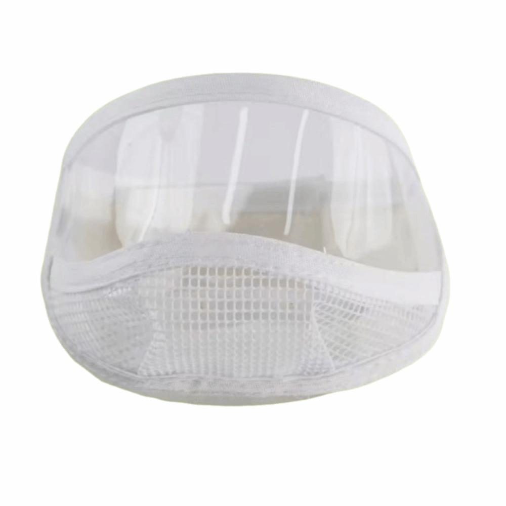 Transparent Pet Anti-Bite Muzzle Clear Kitten Grooming Muzzle Safety Protective Cover  Pet Grooming S белый