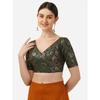 Indian Wedding Party Wear Designer Blouse Beautiful Women's Stitched Choli Dress