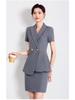 Elegant Women's Short-Sleeved Suit – Summer 2025 Goddess Style for Managers