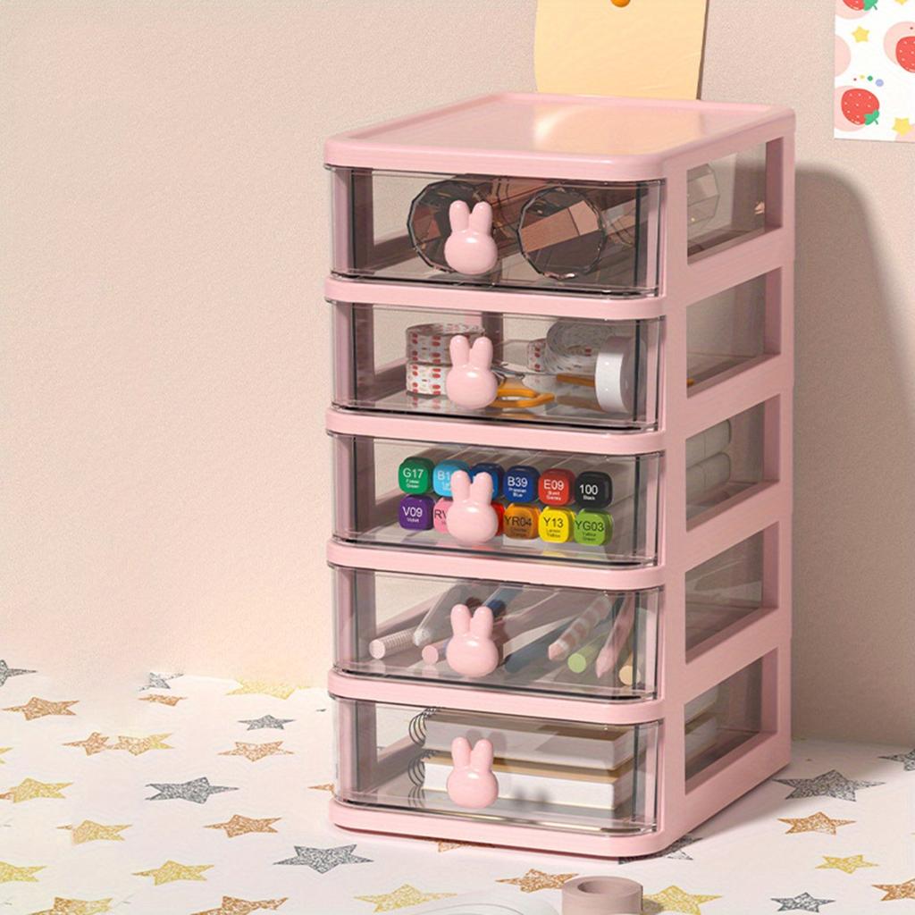 Countertop Storage Box, Makeup Storage Container, Desktop Drawer Type Storage Box, Hair Accessories Sundries Storage Rack