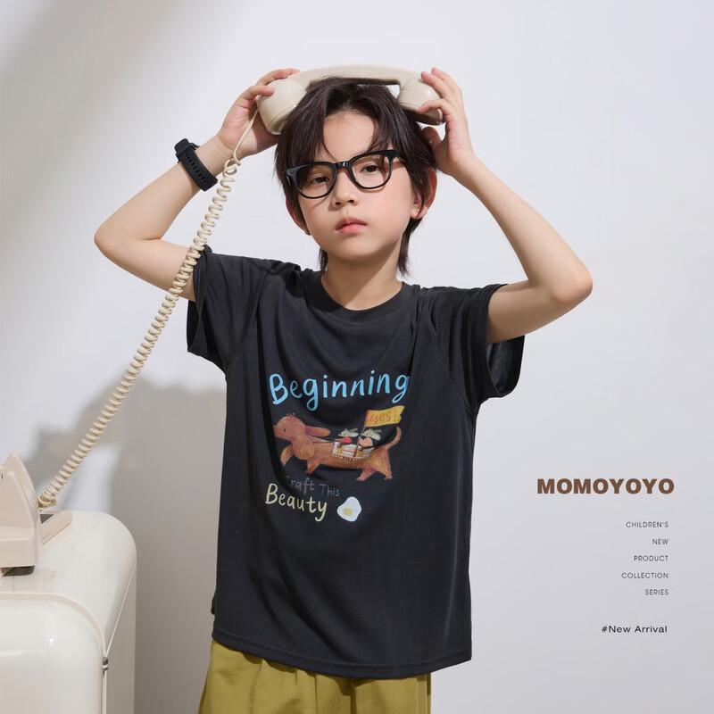 Chenchenma Dessert Station Girls Cartoon Short Sleeve T-shirt 120