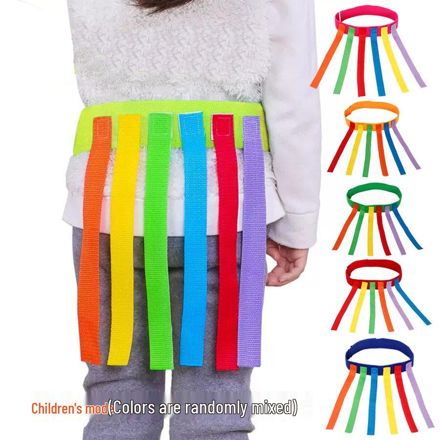 Adjustable Catch the Tail Waistband: Parent-Child Team Building Toy for Sensory Integration and Sports Fun