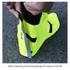 ESLNF Windproof Waterproof Shoe Covers High Visibility Reflective Anti-Slip Reusable Overshoes for Motorcycle Cycling