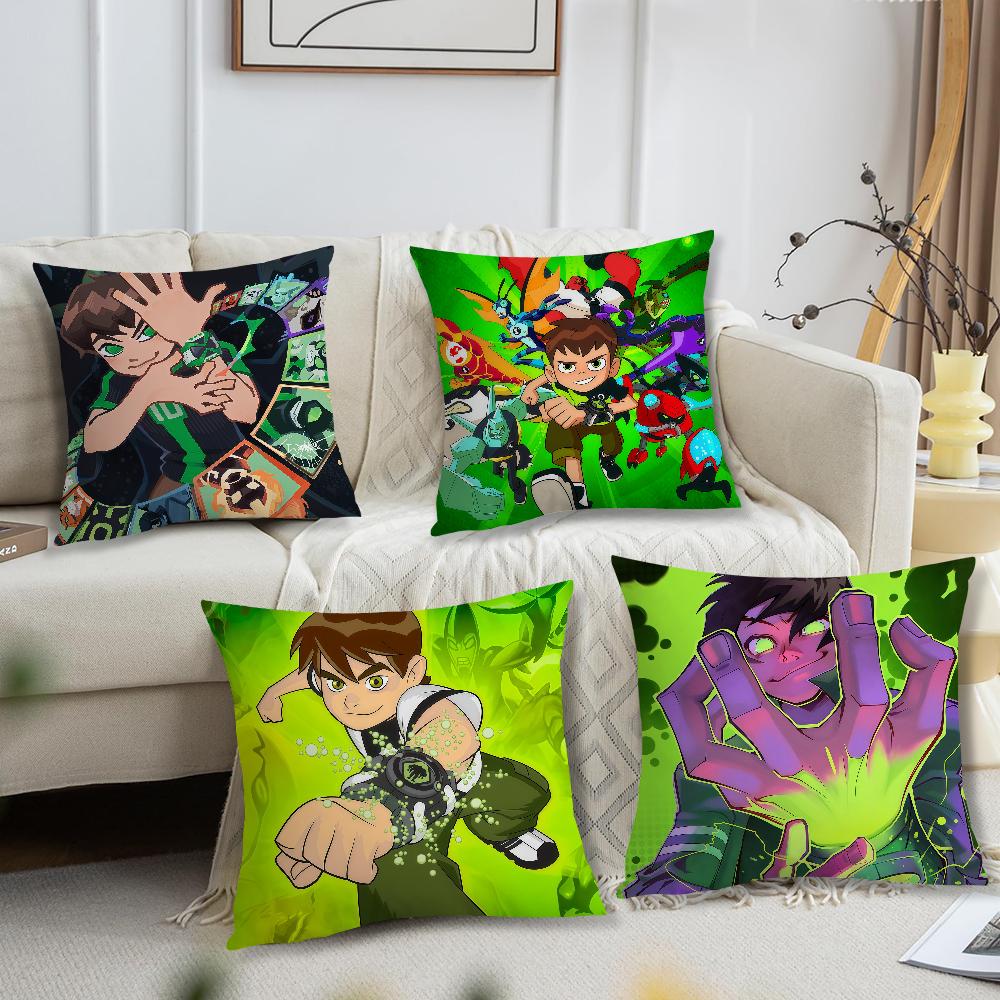 American CCartoon BBenS Cute Cushion Cover For Pillow Printing Sofa Decoration Home Car Room Shop Office Nordic Simplicity