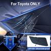 For Toyota CHR Hilux Fortuner Land Cruiser 200 Camry Corolla Crown RAV4 Highland Car Windshield Sunshades Front Shading Umbrella