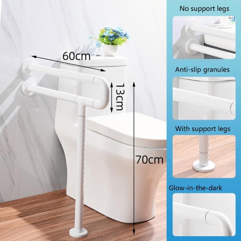 Nonslip Bathroom Handle Elderly Support Shower Rail Toilet Handrail Stainless Steels Grab Bar Easy Installation