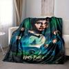 1 peça Cobertor de Flanela Harry Potter Leve Macio Quente Cobertor para Todas as Estações para Sofá, Cama, Viagem, L1028029
