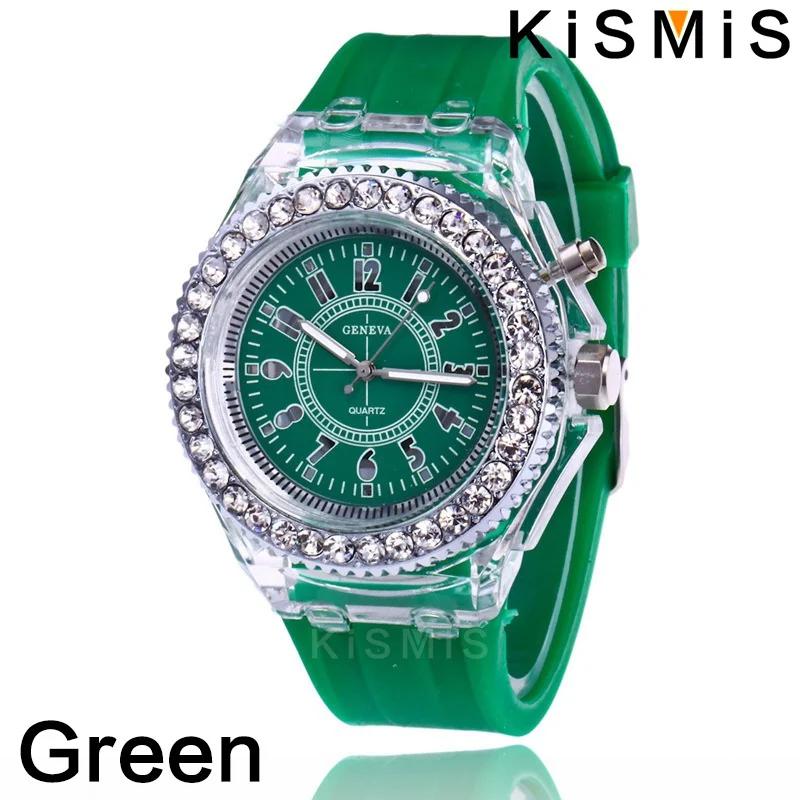 Modische LED Sportuhren, Leuchtendes Persönlichkeits-Strass-Design, Trendige Quarzuhr für Männer, Frauen, Paare, Schick & Praktisch