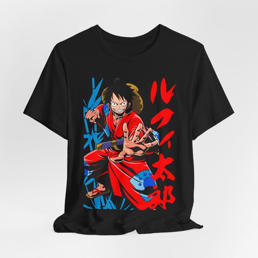 Anime-Inspired Graphic Tee, Unisex Jersey Tee, Manga Lover Gift, Casual