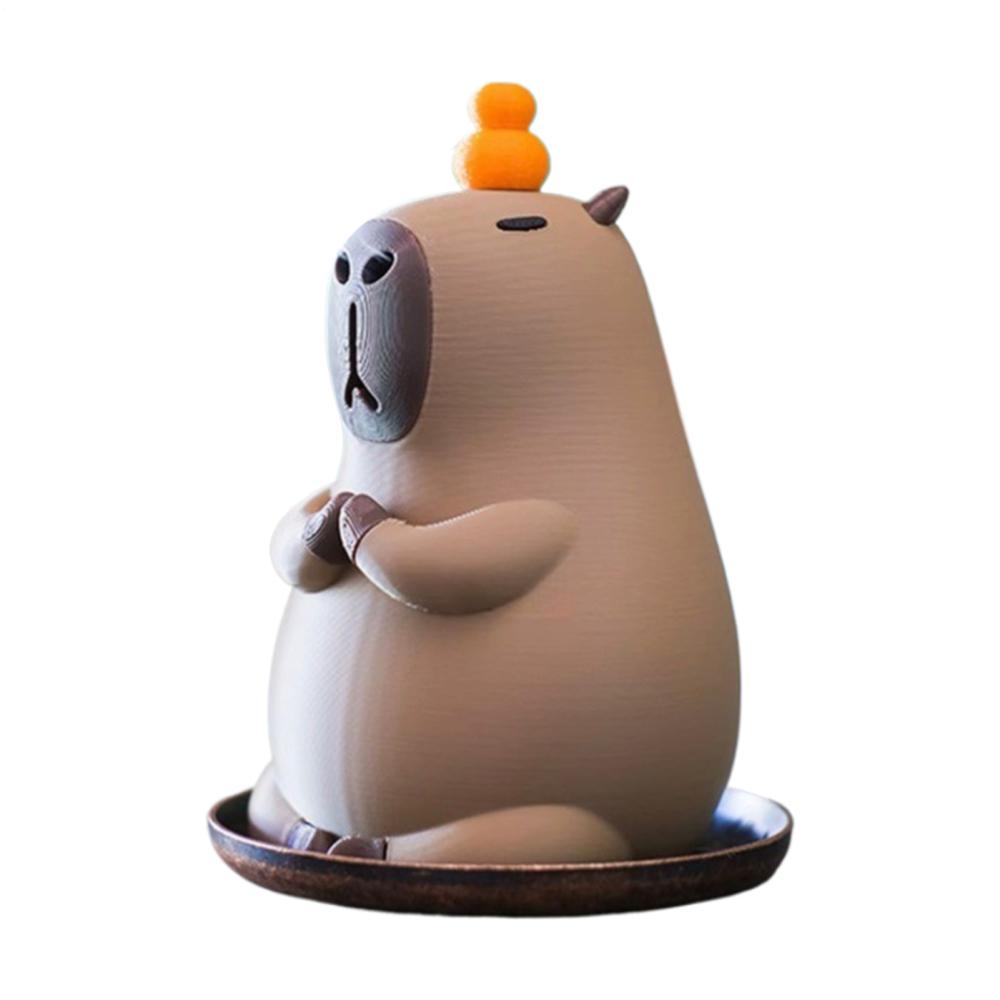 

Incense Cone Holder Capybara Meditation Ornament Aromatherapy Incense Cone Holder for Home Living Room Study Workplace Studio
