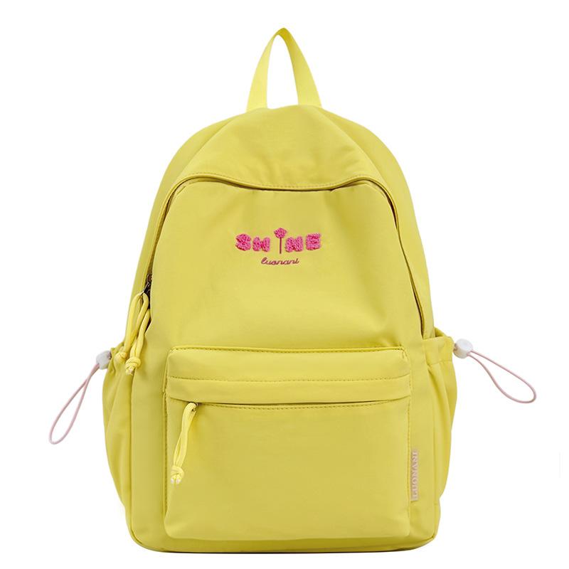 Schoolbag Cute Girl Backpack Large Capacity Middle and High School Student School Bag Women's Light Leisure Travel Fashion Versatile Backpack