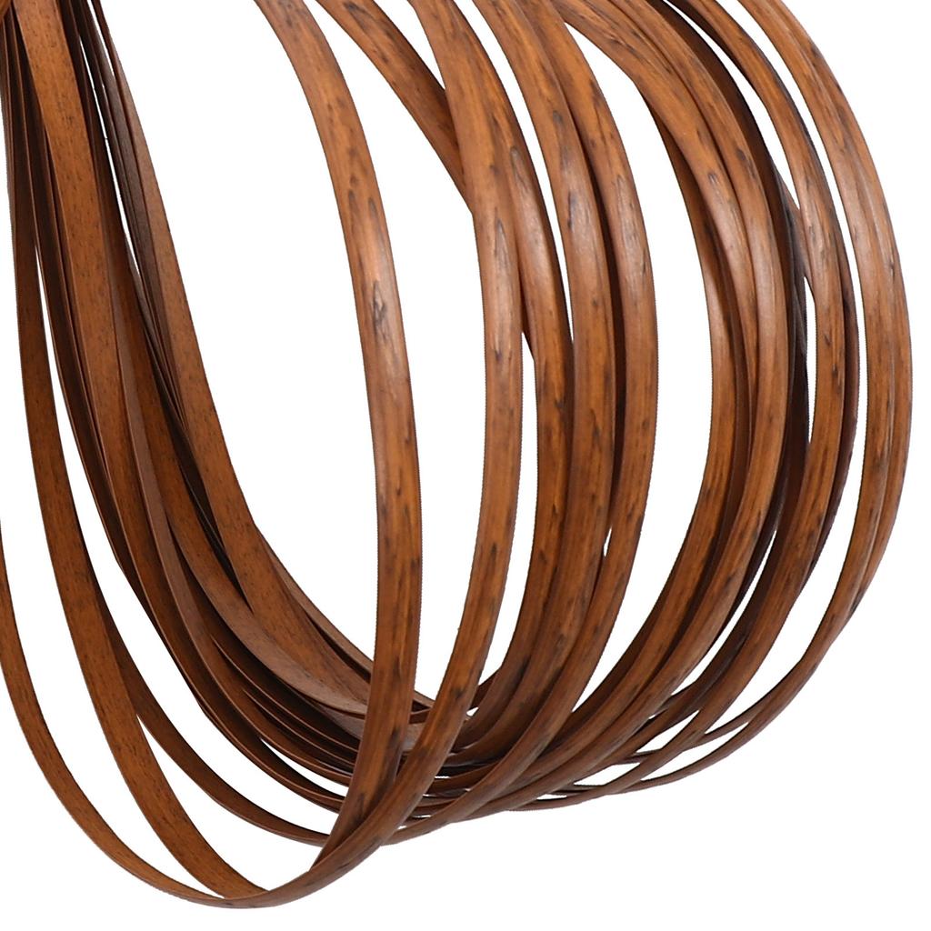 1 Rotolo Materiale Intreccio Rattan Pe Colore Naturale per Ripristino Sedie Ante di Armadi Cassetti Schermi per Bagagli Artigianato Fai-da-te