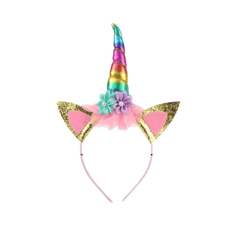 Unicorn Rainbow Headband - Cute Cartoon Dreamy Hair Accessory