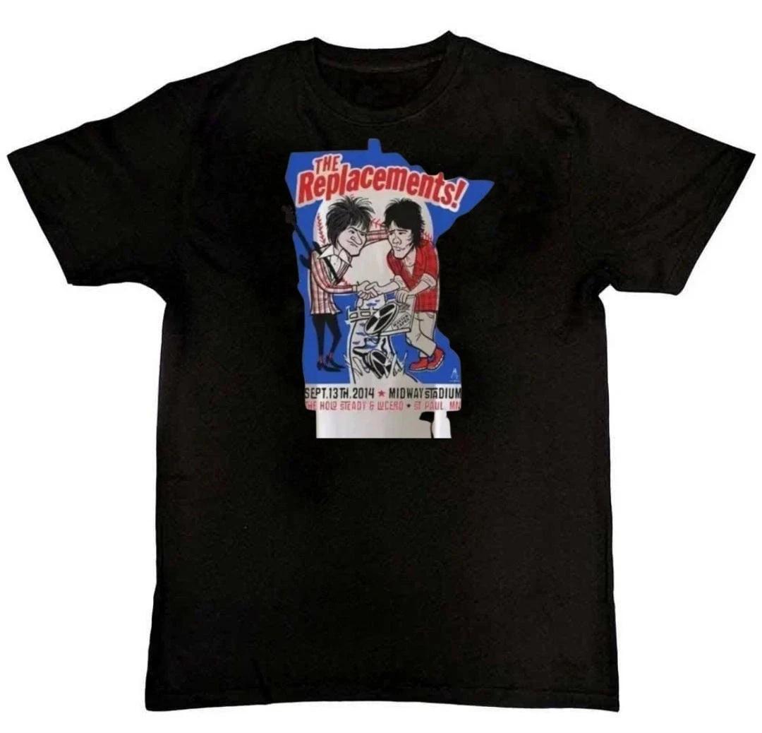 Men s and Women s T-shirts The Replacements Midway Stadium Concert Tour Graphic T-Shirt S M L XL 2 3 4 XL XXXXL