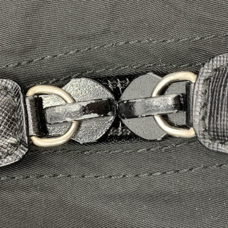 PRADA Boston Bag Travel Bag Shoulder Bag Large Logo Tessuto Nylon Saffiano Leather Black Triangle Logo Plate A4 Capacity 2WAY Men's