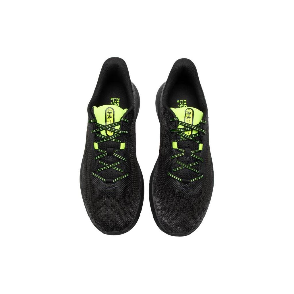 Under Armour HOVR Turbulence 2 Comfortable Breathable Support Low top Running Shoes Men's Black 3026520-003