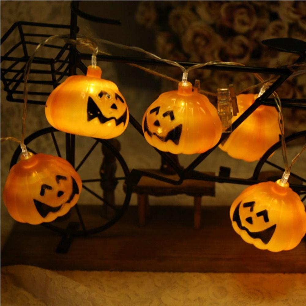 2M/ 3M Pumpkin  LED String Lights Waterproof Pumpkin Crystal Lights  Porch