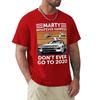 Vintage Car Marty Whatever Happens Don't Ever Go to 2020 T Shirt Harajuku Short Sleeve T-shirt 100% Cotton Graphics Tshirt Tops
