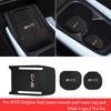 For BYD Dolphin Mini Surf Atto 1 Carbon Fiber Pattern Cup Door Slot Pad Anti-Slip Car Interior Mat njbwy33