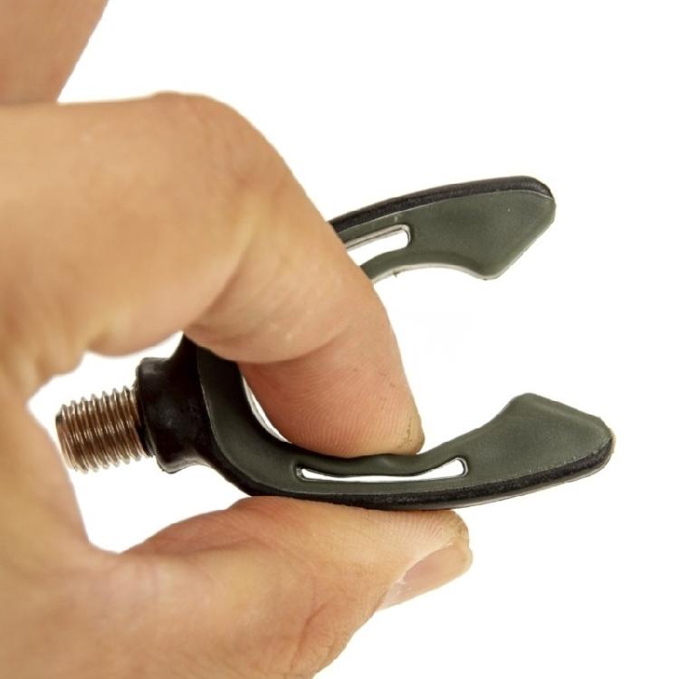 Nylon Fishings Rod Rest Head With Silicone Gasket Fishing Gripper Rest Head Rod Bracket Clip Fishing Accessories