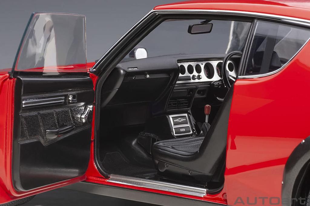 AUTOart Scale Nissan Skyline 2000 Red Finished Model 77473 1/18 GT-R (KPGC110)