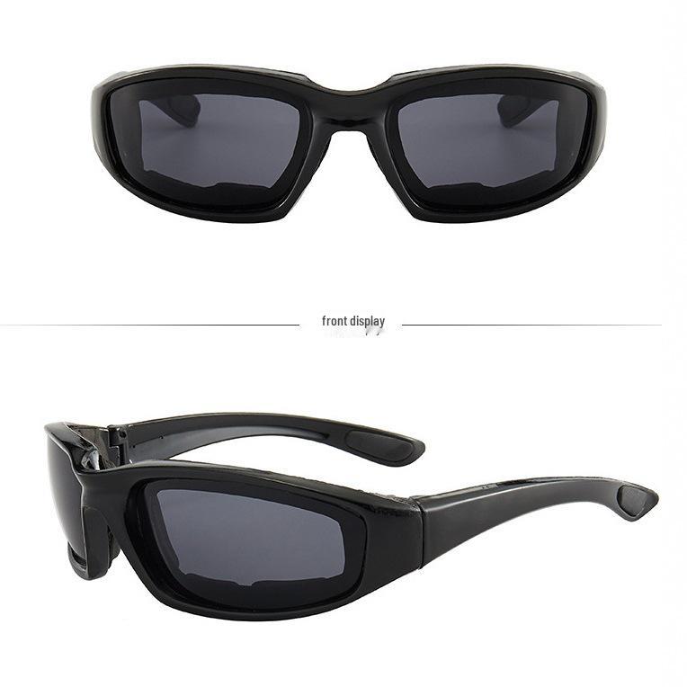 משקפי טקטיים לרכיבה על אופניים וסקי בחוץ 2025 - משקפי שמש מגינים עם ריפוד ספוג