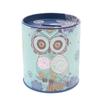 Iron Owl Piggy Bank Mini Metal Storage Box Easy Use Round Saving Banks  Birthday Gift