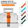 Justerbara Bagagekopplingar Bagage Elastiskt Fästband Bagagebärrem för Resväskor Resa Säker Stapling Handsfree Bekvämlighet