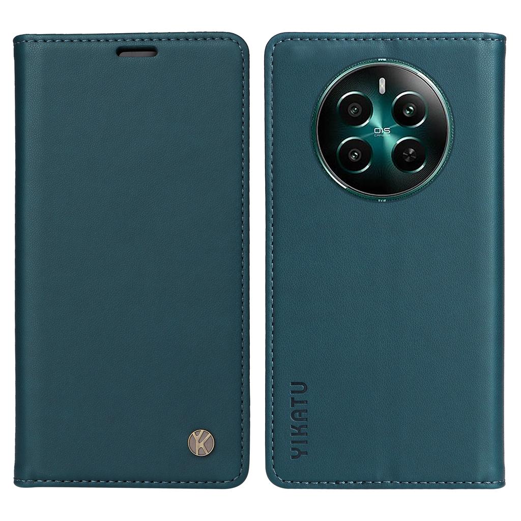 YIKATU YK-001 For Realme 12 4G/12+ 5G Case Magnetic Closure Leather Phone Case