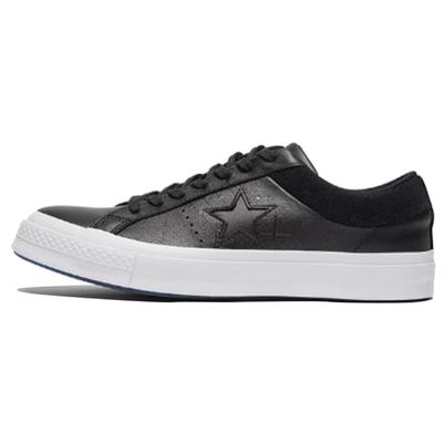 One Star "Black" Comfortable and Versatile Casual Non-slip Low-top Unisex Style In Black and Grey