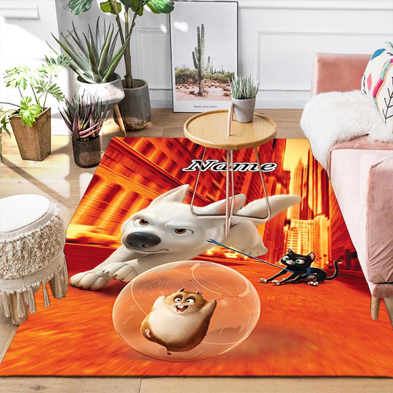 Custom 1Pc Bolt'S Big Adventure Rug Office Carpet Indoor Outdoor Entrance Doormat Nonslip Soft And Comfortable Living Room D9167