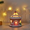 Christmas Decorations: Home Luminous Soft ClayCastle House, BreadClay, Christmas Shopping Mall Window Display Ornaments
