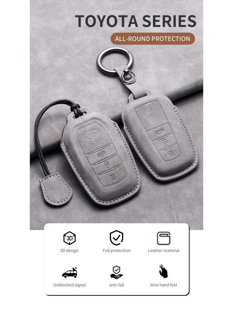 Toyota Key Case for Vellfire, Sienna, Granvia, Alphard & Crown - Men's & Women's Car Key Holder.