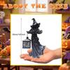 Witch Statue Halloween Figurines Spooky Witch With Lamp Table Centerpieces Desk Decor For Fireplace Living Room Bedroom Patio
